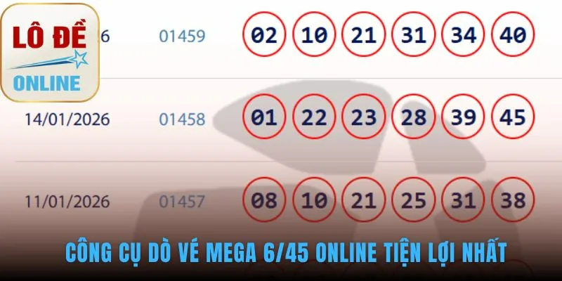 Công cụ dò vé online kiểm tra kết quả nhanh chóng chính xác