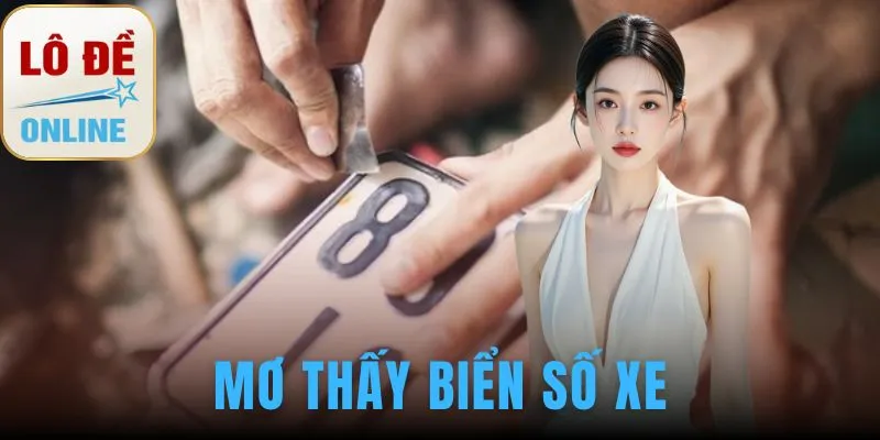 mơ thấy biển số xe